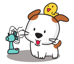 cute Khao Niaw dogs sticker #7264556