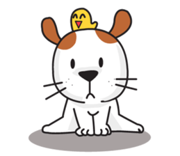 cute Khao Niaw dogs sticker #7264563