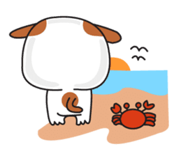 cute Khao Niaw dogs sticker #7264567