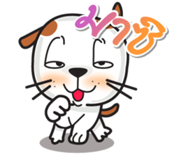 cute Khao Niaw dogs sticker #7264574