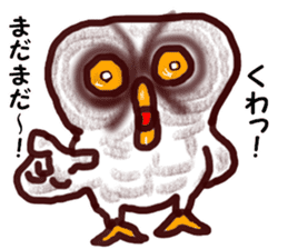 The vitality Sticker of Monkey and bird sticker #7264900