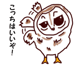 The vitality Sticker of Monkey and bird sticker #7264901