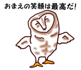 The vitality Sticker of  Monkey and bird sticker #7264929