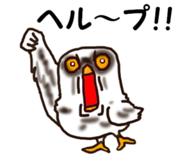 The vitality Sticker of  Monkey and bird sticker #7264933