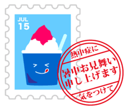 Sticker of always usable postage stamp sticker #7265312