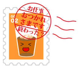 Sticker of always usable postage stamp sticker #7265331