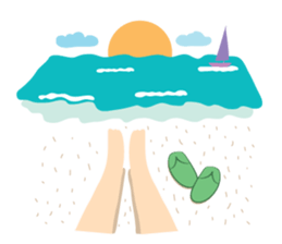 Big Ribbon Girl sticker #7265354