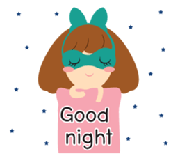 Big Ribbon Girl sticker #7265361