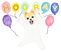 Pomeranian Sticker 2 sticker #7265591