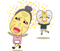 Grandpa & Grandma barley soybeans Family sticker #7265764