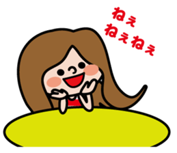 Cute girl's daily life sticker #7266221