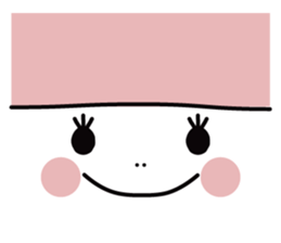 muu-cyan a little girl sticker #7266496