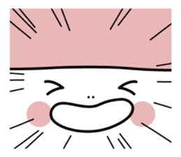 muu-cyan a little girl sticker #7266500