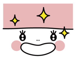 muu-cyan a little girl sticker #7266502