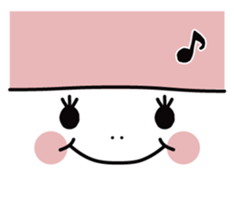 muu-cyan a little girl sticker #7266503