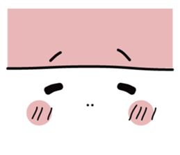 muu-cyan a little girl sticker #7266505