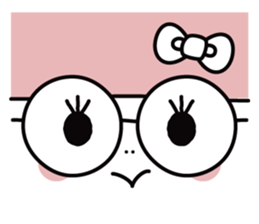 muu-cyan a little girl sticker #7266509