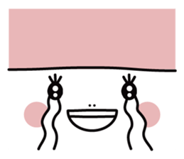 muu-cyan a little girl sticker #7266510