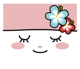 muu-cyan a little girl sticker #7266512