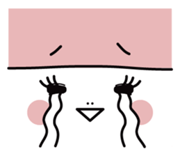 muu-cyan a little girl sticker #7266516