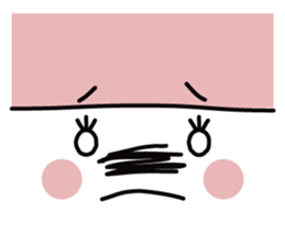 muu-cyan a little girl sticker #7266518