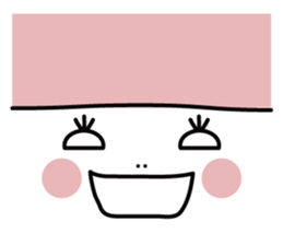 muu-cyan a little girl sticker #7266520