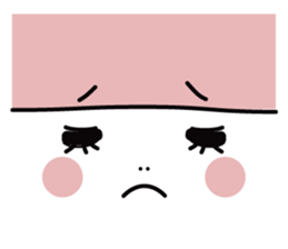 muu-cyan a little girl sticker #7266524