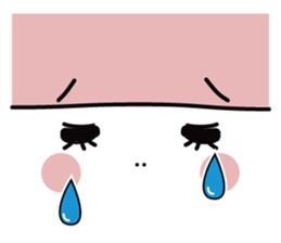 muu-cyan a little girl sticker #7266525