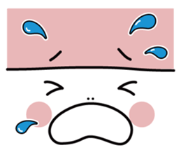 muu-cyan a little girl sticker #7266526