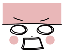 muu-cyan a little girl sticker #7266533