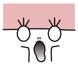 muu-cyan a little girl sticker #7266534