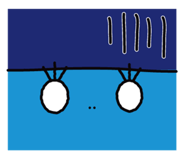 muu-cyan a little girl sticker #7266535