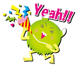 Little monster Morris (English) sticker #7266703