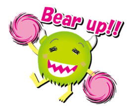 Little monster Morris (English) sticker #7266705