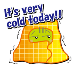 Little monster Morris (English) sticker #7266713