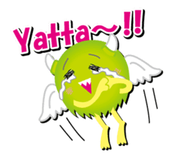 Little monster Morris (English) sticker #7266721