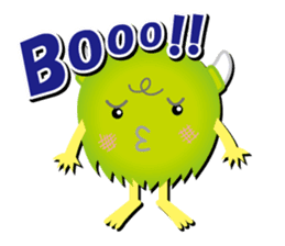 Little monster Morris (English) sticker #7266724