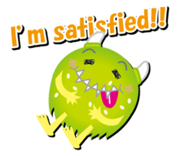 Little monster Morris (English) sticker #7266730