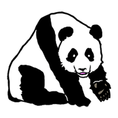 The wild animals sticker ENGLISH Ver.