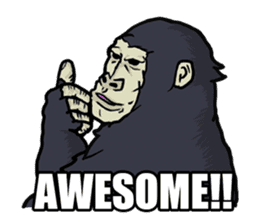 The wild animals sticker ENGLISH Ver. sticker #7266816