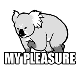 The wild animals sticker ENGLISH Ver. sticker #7266820