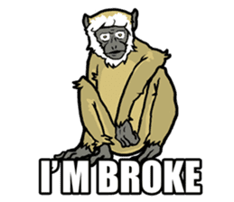 The wild animals sticker ENGLISH Ver. sticker #7266824