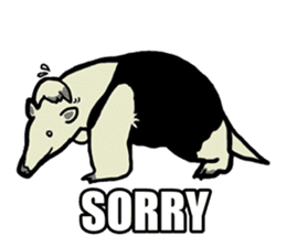 The wild animals sticker ENGLISH Ver. sticker #7266825