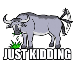 The wild animals sticker ENGLISH Ver. sticker #7266828