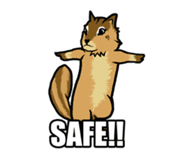 The wild animals sticker ENGLISH Ver. sticker #7266834