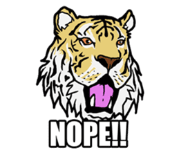 The wild animals sticker ENGLISH Ver. sticker #7266840