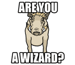 The wild animals sticker ENGLISH Ver. sticker #7266849