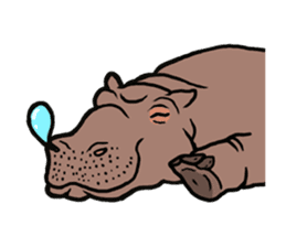 The wild animals sticker ENGLISH Ver. sticker #7266850