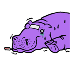 The wild animals sticker ENGLISH Ver. sticker #7266851