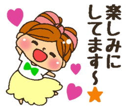 YURUFUWA respect language girl sticker #7267862